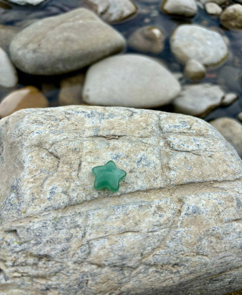 Kinderanhänger Aventurin-Stern (mini) "Der Glückbringer"