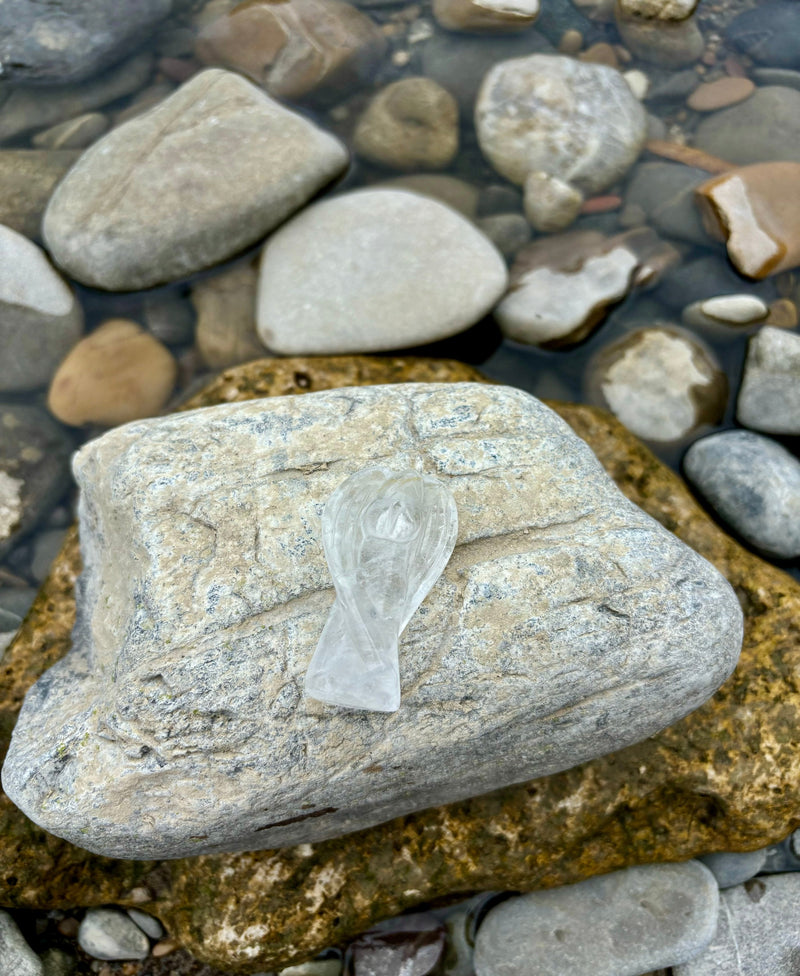 Bergkristall Schutzengel Engelgravur Armband Kristall Kristallarmband personalisierte Kristalle Wunschkristall spirituelles Geschenk Heilstein REIKISTEIN