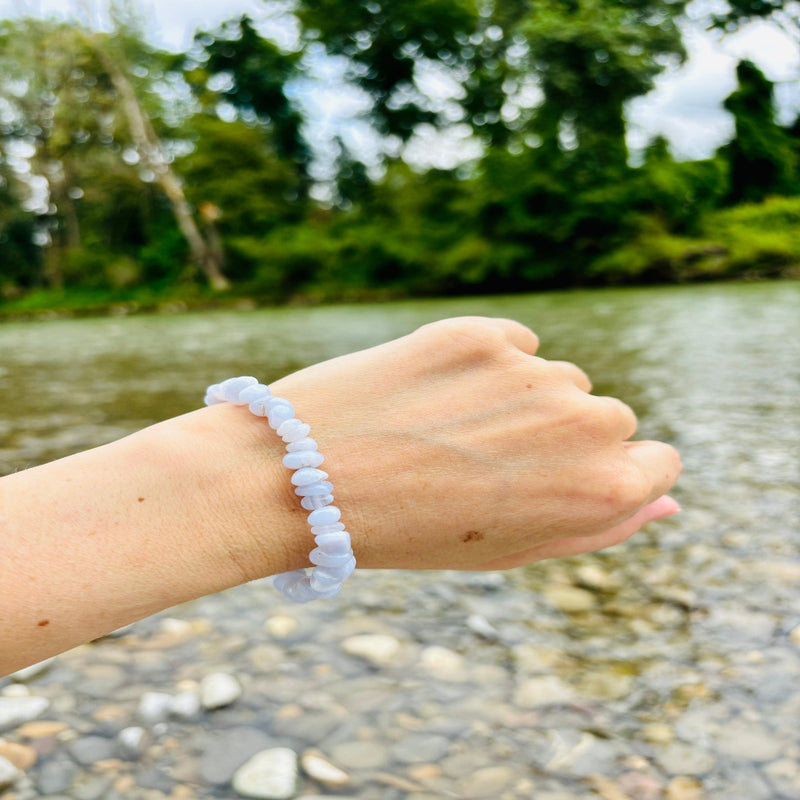 Chalcedon Kristall Kristallarmband personalisierte Kristalle Wunschkristall spirituelles Geschenk Heilstein REIKISTEIN