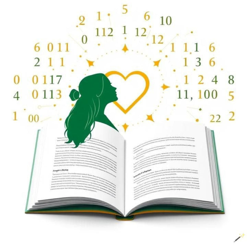 Digitales Booklet zur wissenschaftlichen Numerologie für Singles mit Fokus auf Lebenszahlen, Partnersuche, Beziehungsdynamik und Seelenpartnerschaft. Visualisiert werden neun Lebenszahlen zur Analyse von Liebes-Persönlichkeit und Beziehungspotentialen basierend auf Geburtsdatum und Namen.