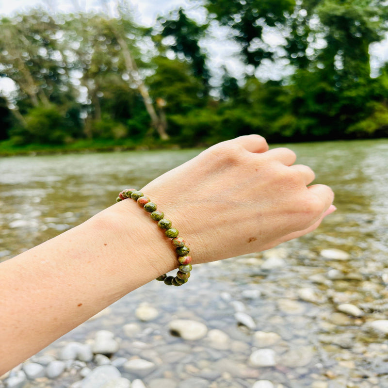 Unakit Armband Kinderarmband Kristall Kristallarmband personalisierte Kristalle Wunschkristall spirituelles Geschenk Heilstein REIKISTEIN